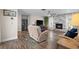 Relaxing living room with a marble fireplace and comfortable seating at 1230 Swan Ct, Punta Gorda, FL 33950