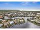 Bird's-eye view of the property and surrounding community at 1230 Swan Ct, Punta Gorda, FL 33950