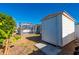 Backyard with shed, pool, and pergola at 170 Chelsea Nw Ct, Port Charlotte, FL 33952
