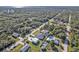 Bird's eye view of the property, illustrating its peaceful setting and access to nearby amenities at 17152 Wintergarden Ave, Port Charlotte, FL 33948