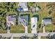 Aerial perspective of the property, highlighting its lot size and surrounding neighborhood at 17152 Wintergarden Ave, Port Charlotte, FL 33948
