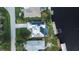 Aerial view showcasing canal front property with pool and dock at 2578 Broad Ranch Dr, Port Charlotte, FL 33948