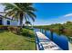 Private dock with access to a serene waterway at 681 Macedonia Dr, Punta Gorda, FL 33950