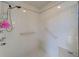 Shower with grab bars and built-in seat at 12566 Bacchus Rd, Port Charlotte, FL 33981