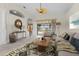Spacious living room with modern furniture and canal view at 15460 Longview Rd, Port Charlotte, FL 33981
