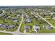 Aerial view showcasing home's location in a residential neighborhood at 167 Mocha Ct, Punta Gorda, FL 33983