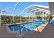 Enjoy this private screened pool area at 167 Mocha Ct, Punta Gorda, FL 33983