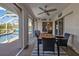 Bright and airy enclosed patio with pool view at 167 Mocha Ct, Punta Gorda, FL 33983