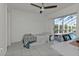 Bedroom with pool view and sliding glass doors at 167 Mocha Ct, Punta Gorda, FL 33983