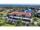 Aerial view of condo community near the waterfront at 23465 Harborview Rd # 1028, Punta Gorda, FL 33980