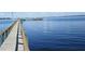 Private dock extending over the calm water at 23465 Harborview Rd # 1028, Punta Gorda, FL 33980
