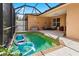 Enjoy this relaxing pool and patio area at 4410 Turnberry Cir, North Port, FL 34288
