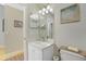 Small bathroom with a single sink and toilet at 19310 Water Oak Dr # 203, Port Charlotte, FL 33948