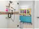 Modern bathroom with updated vanity, walk-in shower, and double sinks at 4290 Randypaar St, Port Charlotte, FL 33948