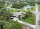 Aerial view of home and neighborhood at 4290 Randypaar St, Port Charlotte, FL 33948
