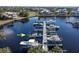 Several boat slips available at the waterfront community at 4601 Grassy Point Blvd, Port Charlotte, FL 33952