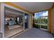 Screened lanai with views of the golf course and pool at 25623 Heritage Lake Blvd. # 57, Punta Gorda, FL 33983