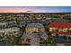 Aerial view of waterfront community, showing building and surrounding landscape at 3216 Purple Martin Dr # 122, Punta Gorda, FL 33950