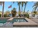 Relaxing spa tub with brick surround, near the pool at 3216 Purple Martin Dr # 122, Punta Gorda, FL 33950