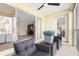 Private balcony with access from living room and bedroom at 433 Cerromar Ln # 441, Venice, FL 34293