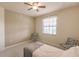 Small bedroom with twin bed and window at 1349 Aqui Esta Dr # 125, Punta Gorda, FL 33950