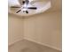 Empty bedroom with ceiling fan and neutral walls at 1349 Aqui Esta Dr # 125, Punta Gorda, FL 33950