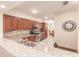 Kitchen with granite countertops and stainless steel appliances at 1349 Aqui Esta Dr # 125, Punta Gorda, FL 33950