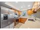Stainless steel appliances and light wood cabinets at 1512 Rio De Janeiro Ave # 111, Punta Gorda, FL 33983