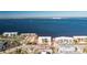 Aerial view of waterfront property with clear water views at 1650 W Marion Ave # 144, Punta Gorda, FL 33950