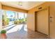 Building entryway with elevator access and seating area at 1650 W Marion Ave # 144, Punta Gorda, FL 33950