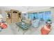 Bright living room with water views, comfy seating, and a large window at 1650 W Marion Ave # 144, Punta Gorda, FL 33950