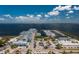 Aerial view of a large marina and waterfront businesses at 1650 W Marion Ave # 144, Punta Gorda, FL 33950
