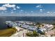Aerial view of waterfront property with marina and boat slips at 1650 W Marion Ave # 144, Punta Gorda, FL 33950