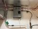 Gas water heater installed in the ceiling at 2273 Ednor St, Port Charlotte, FL 33952