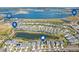 Aerial view of the community, showing location and amenities at 43015 Parkside Ct, Punta Gorda, FL 33982