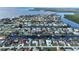 Wide aerial view of the property and surrounding neighborhood at 116 Colonial Sw St, Port Charlotte, FL 33952