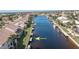 Aerial view highlighting waterfront property at 3800 Bal Harbor Blvd # 312, Punta Gorda, FL 33950