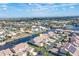 Aerial view showcasing home's waterfront location at 3800 Bal Harbor Blvd # 312, Punta Gorda, FL 33950