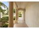 Covered walkway leading to the home's entrance at 3800 Bal Harbor Blvd # 312, Punta Gorda, FL 33950