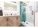 Spa-like bathroom with a walk in shower and modern fixtures at 1010 Robinhood Dr, Punta Gorda, FL 33982