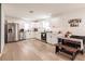 Modern kitchen with stainless steel appliances and white cabinetry at 1010 Robinhood Dr, Punta Gorda, FL 33982