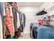 Bright laundry room with washer, dryer, and ample closet space at 1010 Robinhood Dr, Punta Gorda, FL 33982