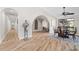 Formal dining room with hardwood floors and a wood table at 1925 Jamaica Way, Punta Gorda, FL 33950