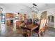 Gourmet kitchen with an island, stainless steel appliances, and wood cabinets at 1925 Jamaica Way, Punta Gorda, FL 33950