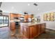 Modern kitchen with granite countertops and ample cabinet space at 1925 Jamaica Way, Punta Gorda, FL 33950