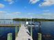 Private wooden dock perfect for boat lovers at 2412 Harbour Dr, Punta Gorda, FL 33983