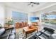 Relaxing living room with pool access and comfortable seating at 24282 Silver Ln, Punta Gorda, FL 33955