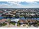 Aerial view showcasing the property's location in a waterfront community at 2813 Sancho Panza Ct, Punta Gorda, FL 33950