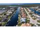 Property situated on a canal with boat access in a residential area at 2813 Sancho Panza Ct, Punta Gorda, FL 33950