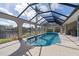 Enclosed pool and spa area with ample seating at 2813 Sancho Panza Ct, Punta Gorda, FL 33950